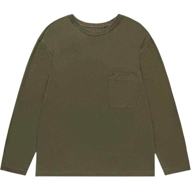 Lemaire T Shirts Men's Green Crew Neck