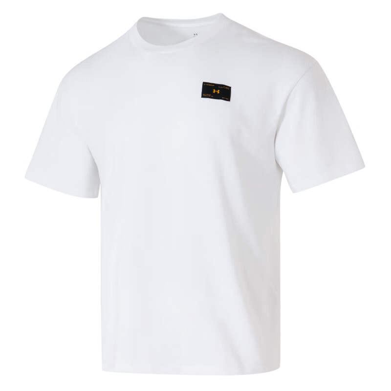 Under Armour T Shirts Men's White Crew Neck Moderate