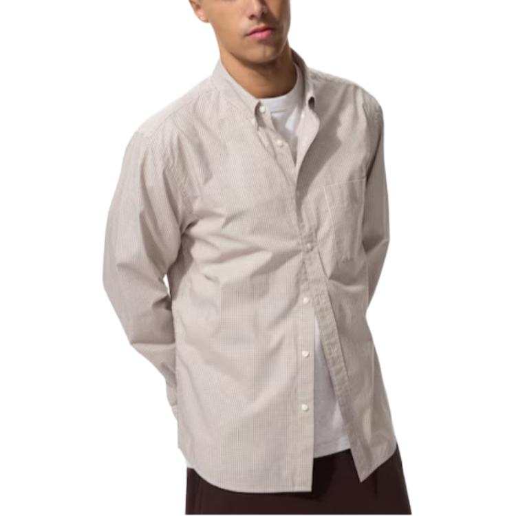 UNIQLO Shirts Unisex Beige Moderate