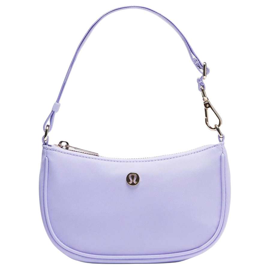 Lululemon Recycled Nylon Shoulder Bag Mini Women's Frost Rock Purple