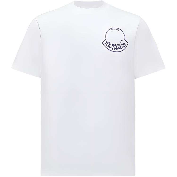 Moncler Logo Printed Crewneck T Shirt