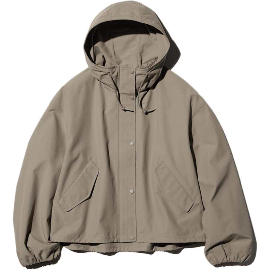 UNIQLO Jackets Women's Khaki Hooded Moderate Other
