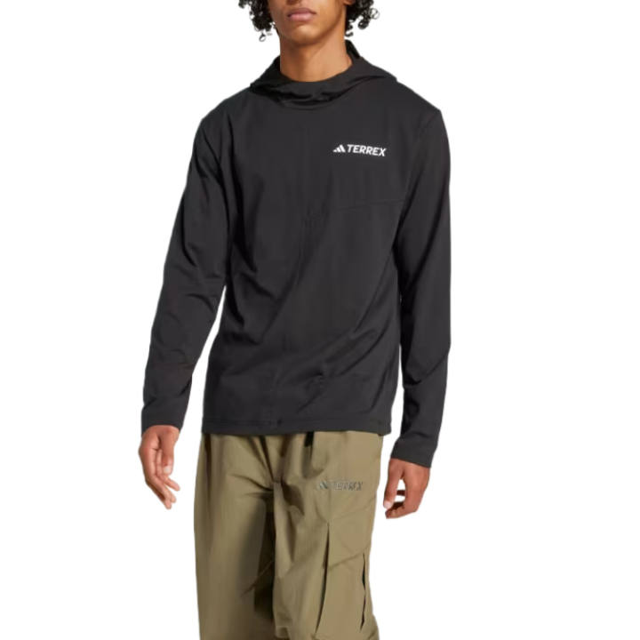 Adidas Adidas Free Shipping With AdiClub Terrex Multi Climacool Hooded Long Sleeve Top