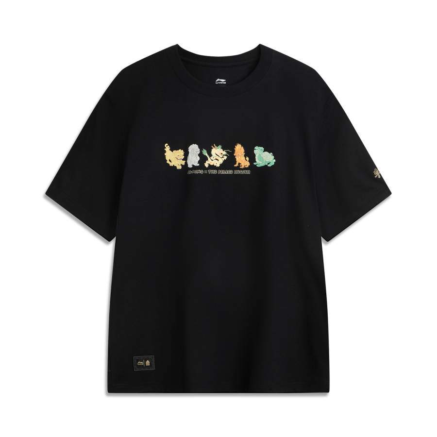 Li-Ning Li Ning x GUGONG,LIANMINGKUAN China Culture Collection T Shirt Men's Black