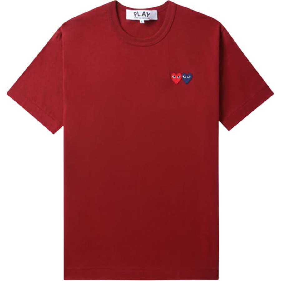 CDG Play T Shirts Unisex Crew Neck Moderate