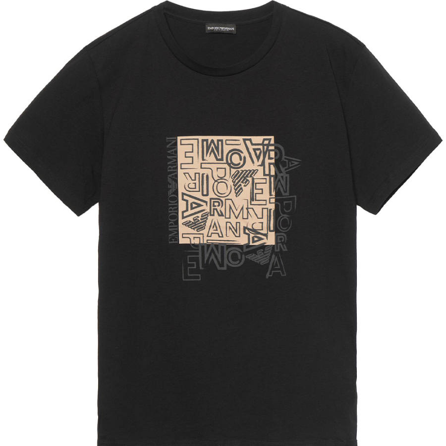 EMPORIO ARMANI SS23 T Shirt Men's Black