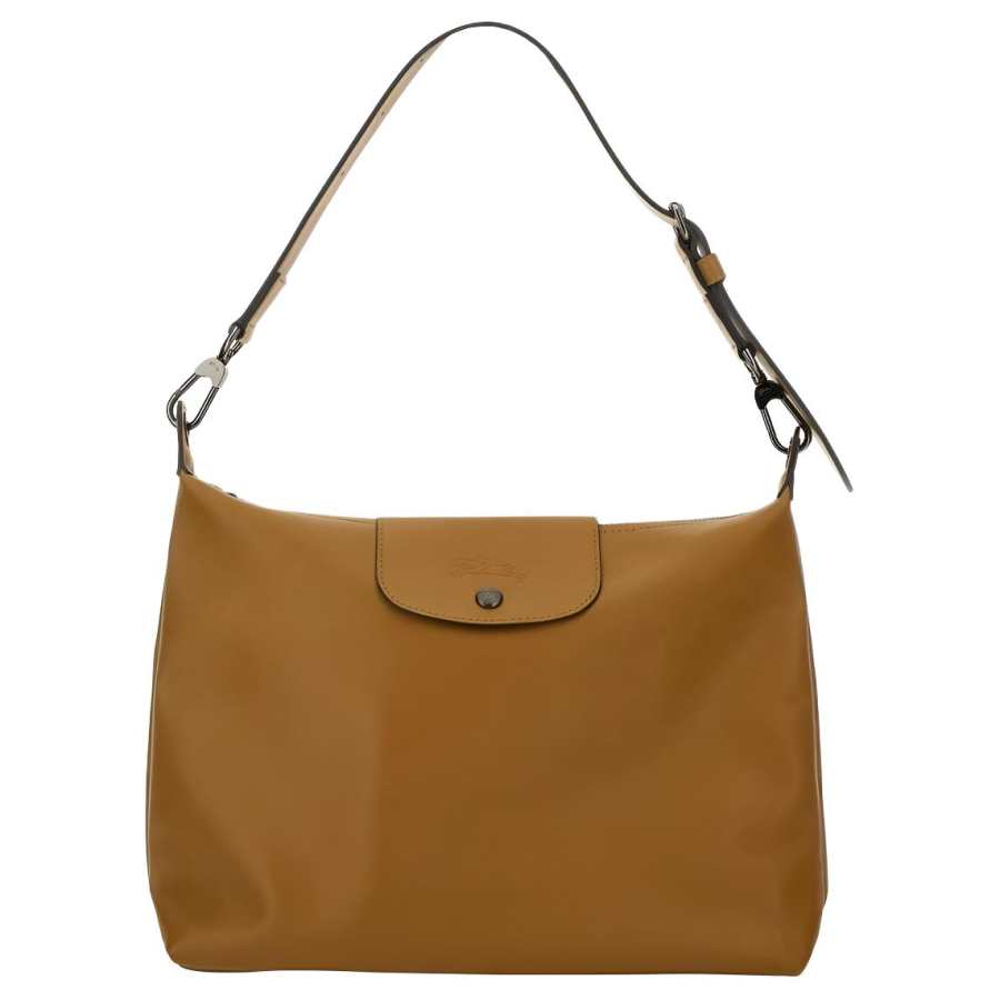 LONGCHAMP Cow Leather Tote Bag, Shopping Bag, Handbag, Shoulder Bag Women's Tobacco