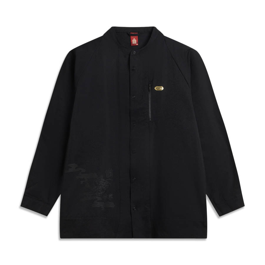 Li-Ning Li Ning x GUGONG,LIANMINGKUAN China Culture Collection Shirt Men's Black