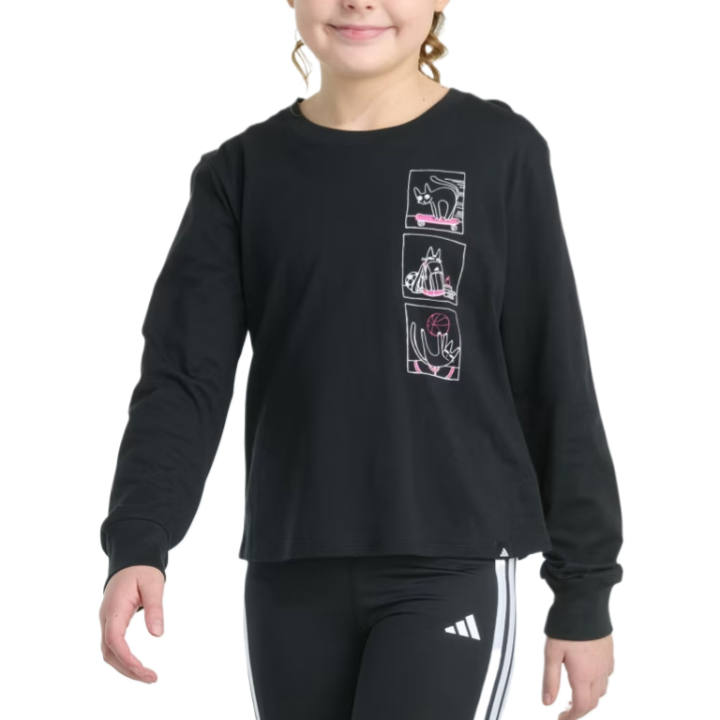 Adidas Adidas Sportswear T Shirt LS REGULAR FIT TEE Kids'