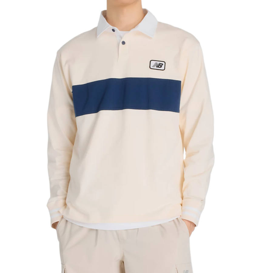 New Balance New Balance Rugby Jerseys Men's White Lapel Moderate