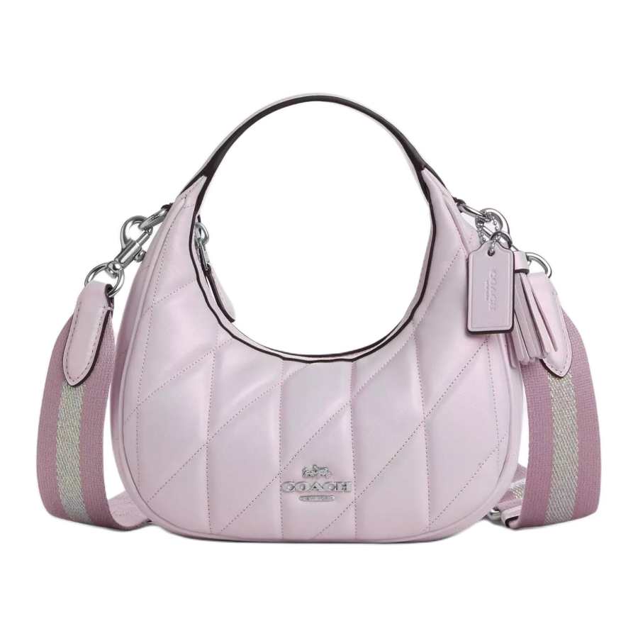 COACH CARMEN Leather Handbag Mini Women's Purple