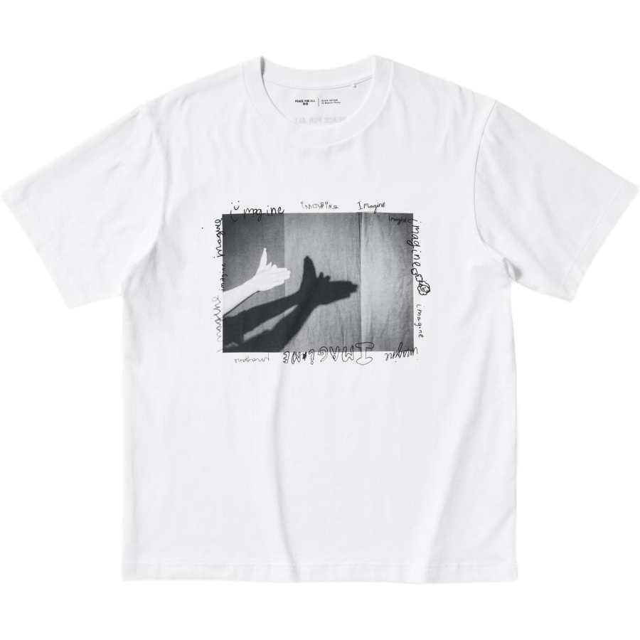 UNIQLO T Shirts Unisex White Crew Neck