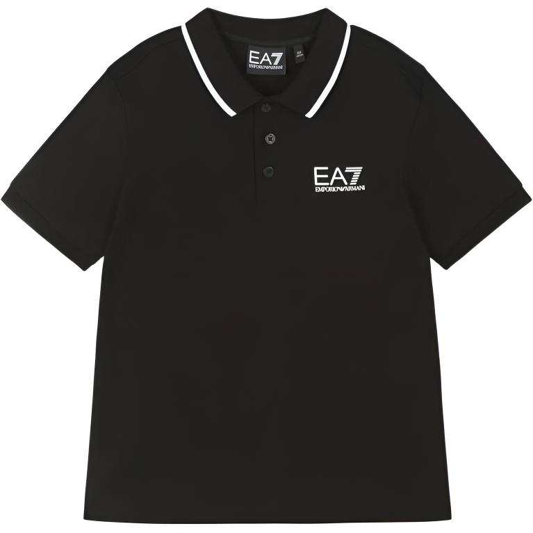 EMPORIO ARMANI Polo Shirt Black Kids'