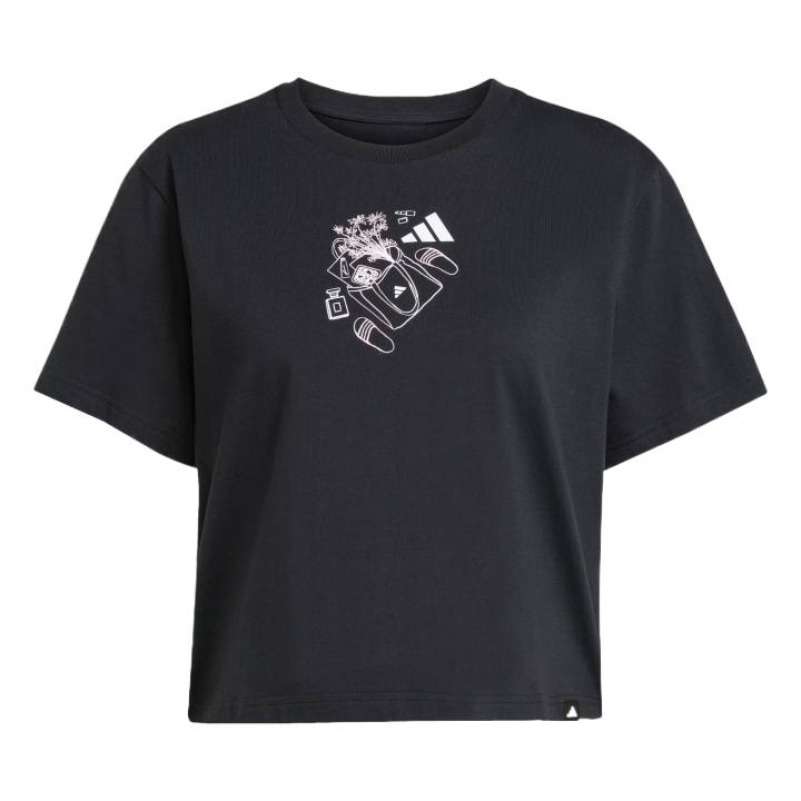 Adidas Adidas Drop Shoulder Sleeve T Shirt Women's