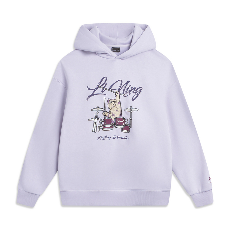 Li-Ning Li Ning Sports Life Collection Sweatshirt Women's Sea Salt Purple