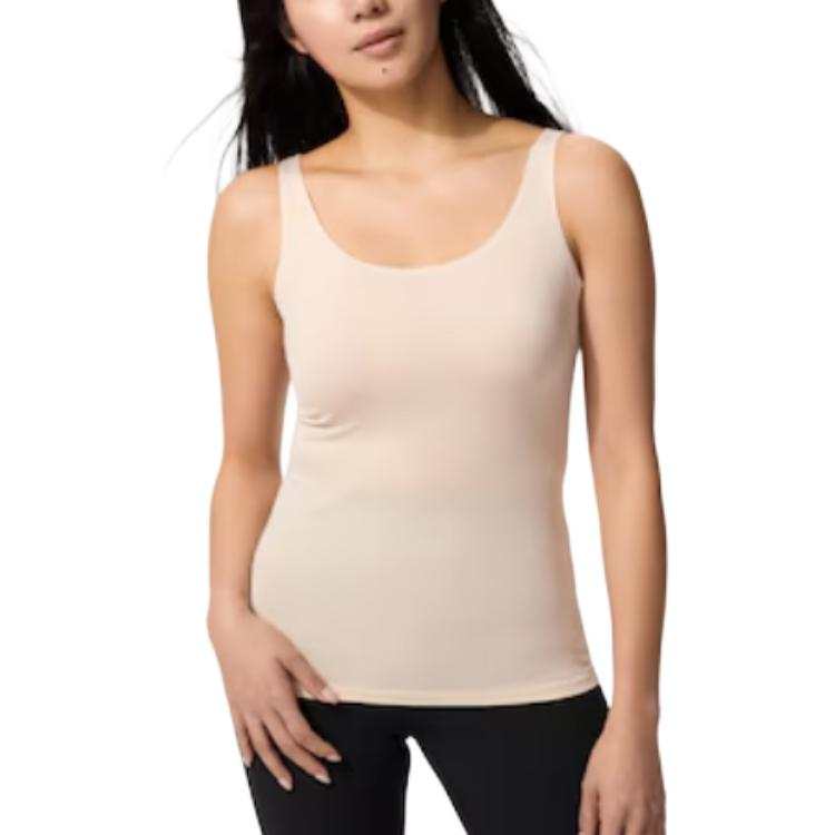 UNIQLO Tank Tops Women's Beige Other