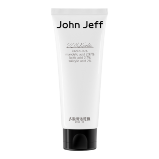 JOHN JEFF JohnJeff Multi Acid Cleaning Clay Mask Amazon White Clay Apply on Facial Mask