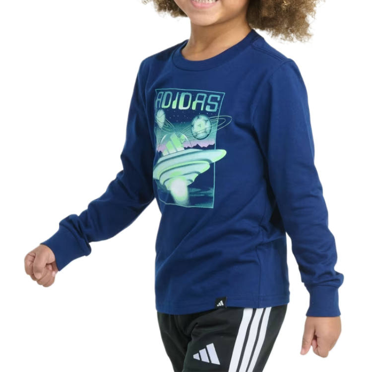 Adidas Adidas Sportswear T Shirt LS ADI EXPRESSION TEE Children Aged 3 7 Years Old