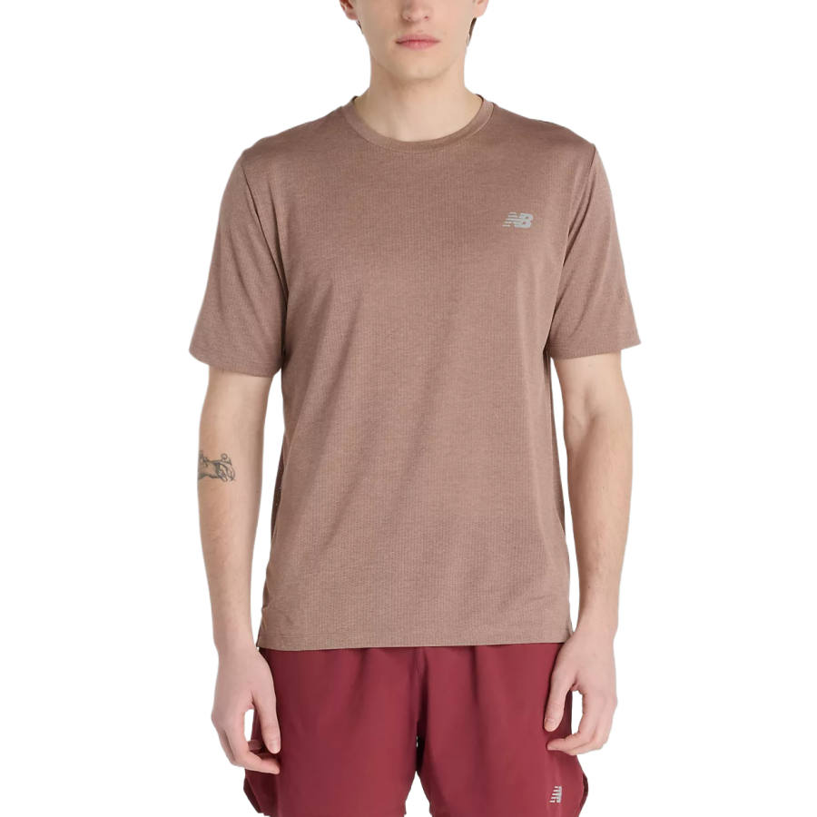 New Balance New Balance T Shirts Men's Green Crew Neck