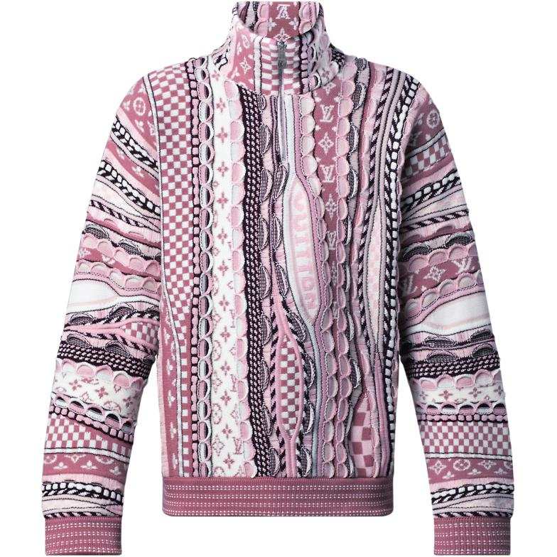 LOUIS VUITTON Lv Half Zip Pullover