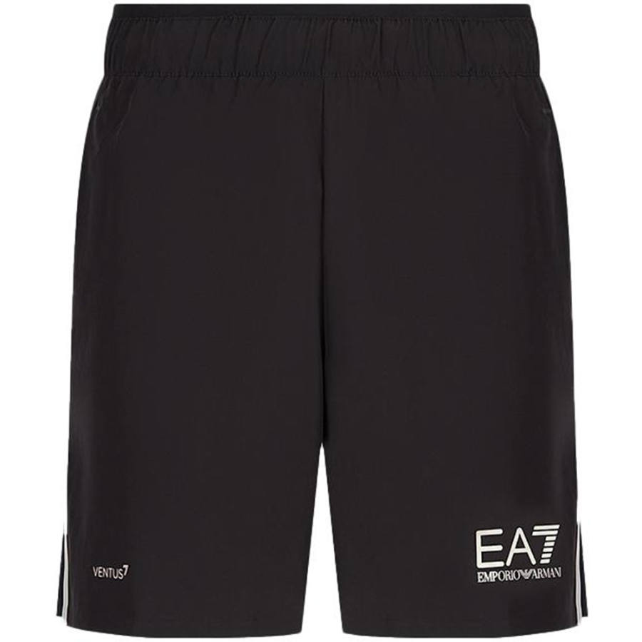 EMPORIO ARMANI Logo Printed Elasticated Waist Track Shorts