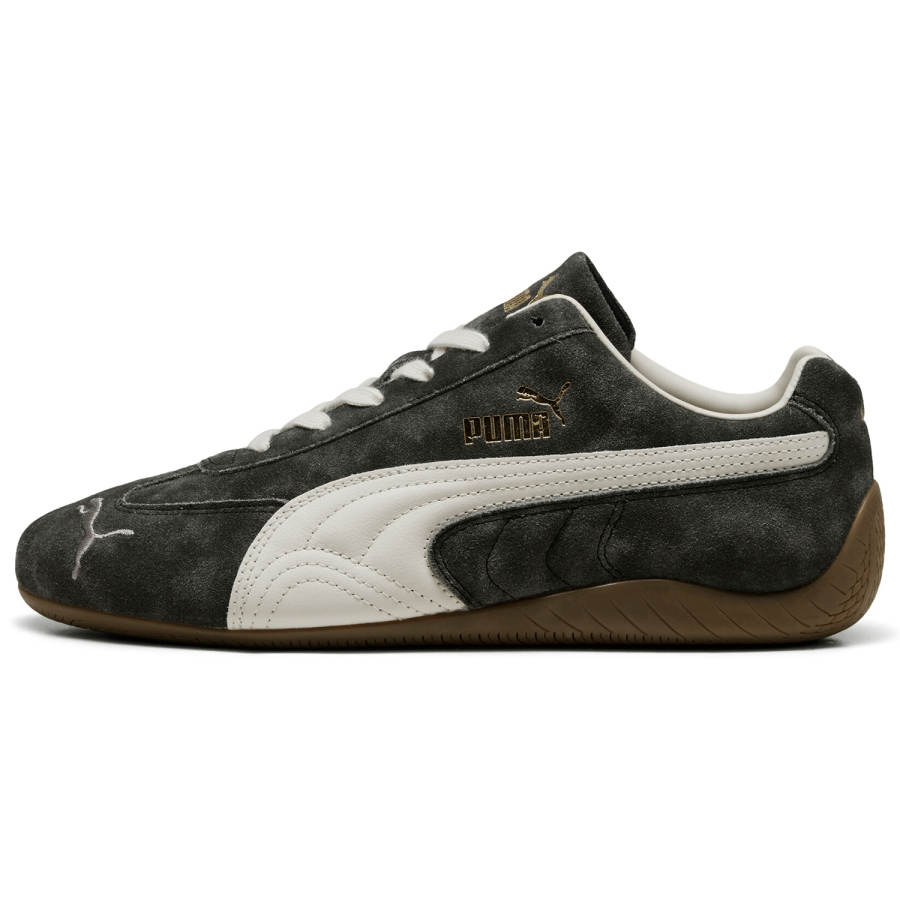 PUMA Speedcat Leather Low top Casual Shoes Unisex Gray White