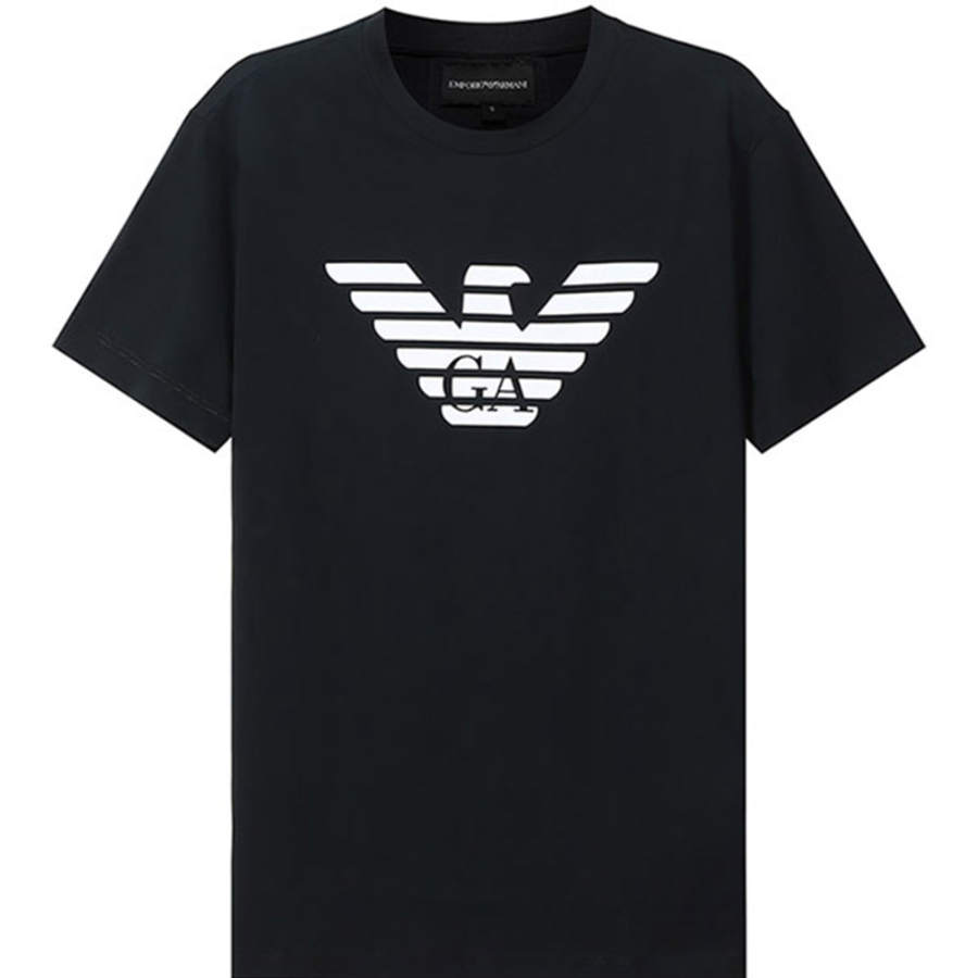 Emporio Armani logo-print cotton T-shirt