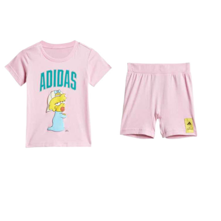 Adidas Adidas Casual Sportswear The Simpsons Tee Set 2 Piece Set Infant And Toddler