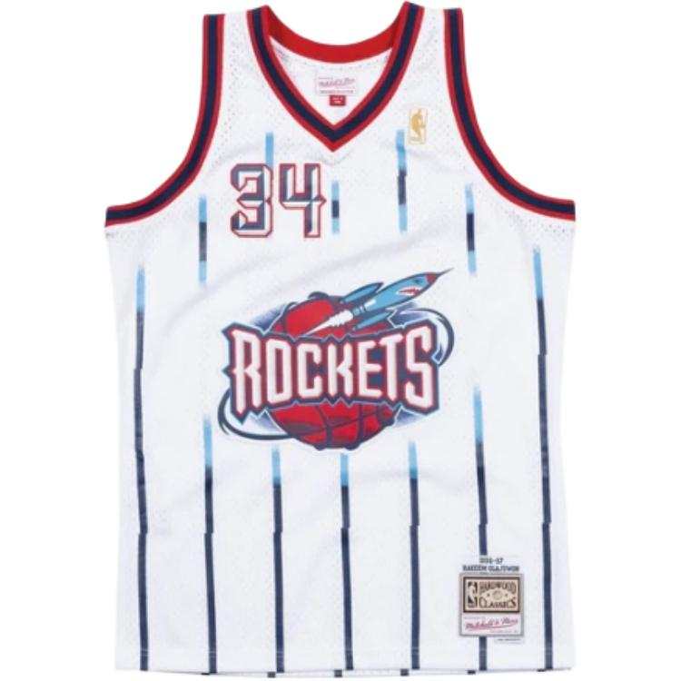 Mitchell Ness Mitchell & Ness Houston Rockets 1996 97 Hakeem Olajuwon Swingman Jersey