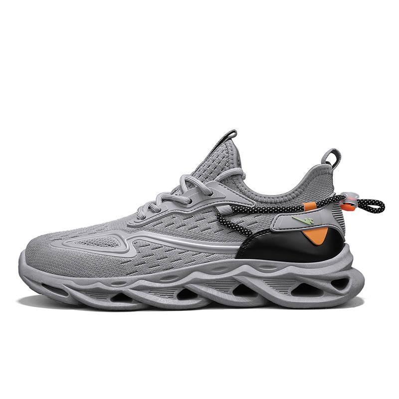 Binary Binary Breathable, Lightweight, Slip Resistant Low top Casual Shoes Men's Gray