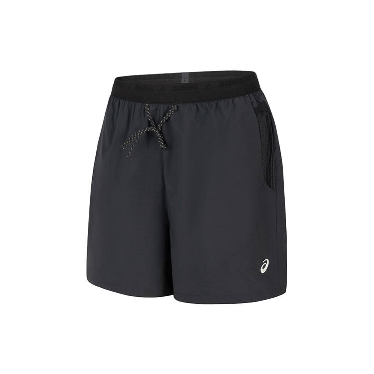 ASICS Sports Shorts Women's Black Moderate Woven Shorts