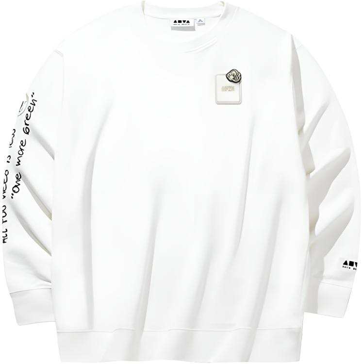 Anta Life Collection Sweatshirt Men's Ivory White