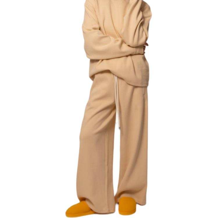 Drew house Casual Pants Unisex Natural Beige Moderate Straight Fit Pants