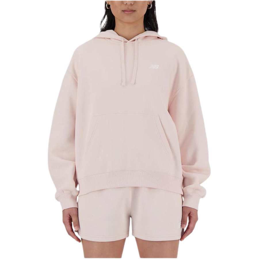 New Balance New Balance Sport Essentials Fleece Hoodie Sweatshirt Women's Pink