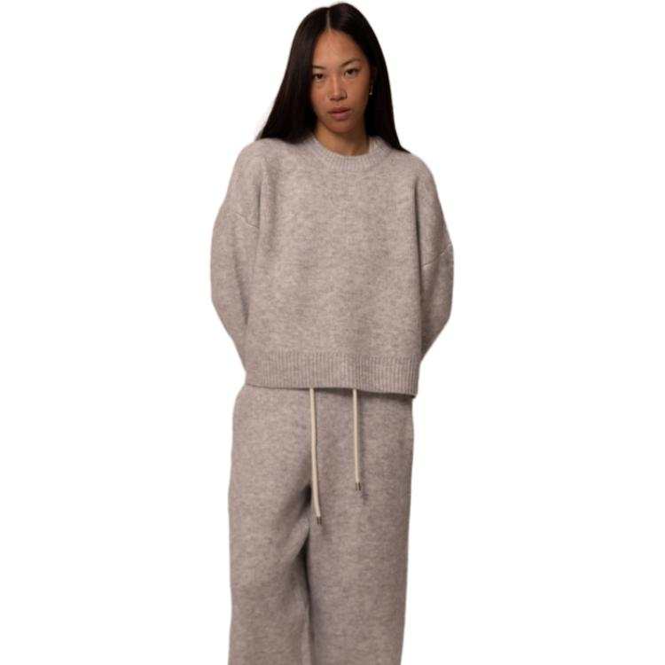 Drew house Sweaters Unisex Heather Gray Crew Neck Moderate