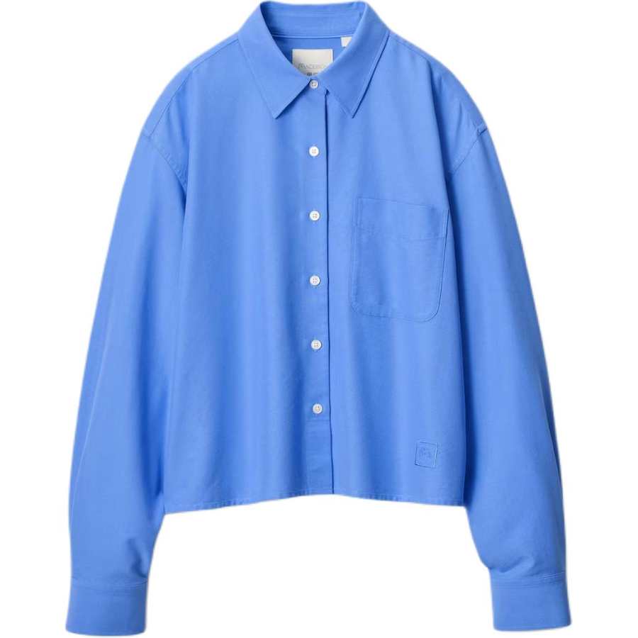 UNIQLO Shirts Women's Blue Lapel