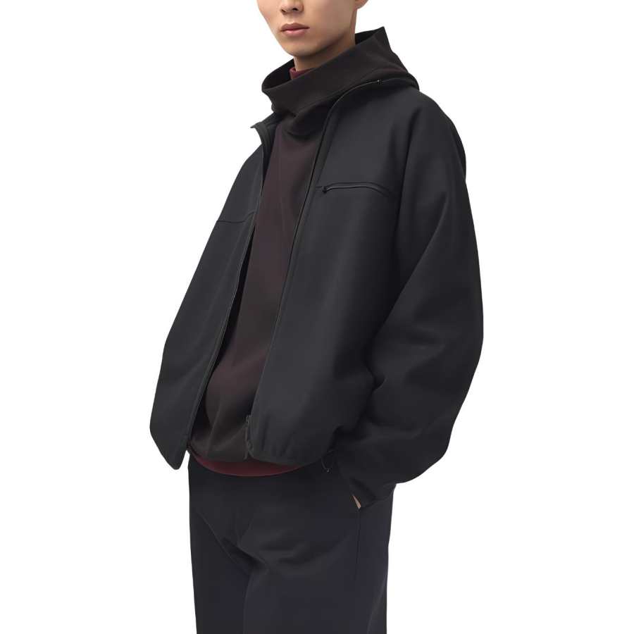 UNIQLO Jackets Unisex Dark Gray Stand Collar Moderate Other