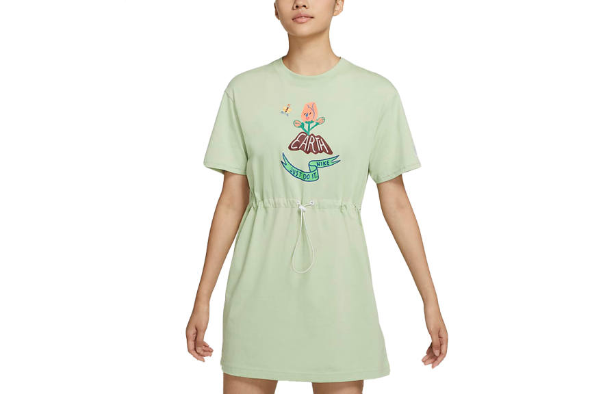 Nike Nike Short Sleeved Dress Women's Light Green