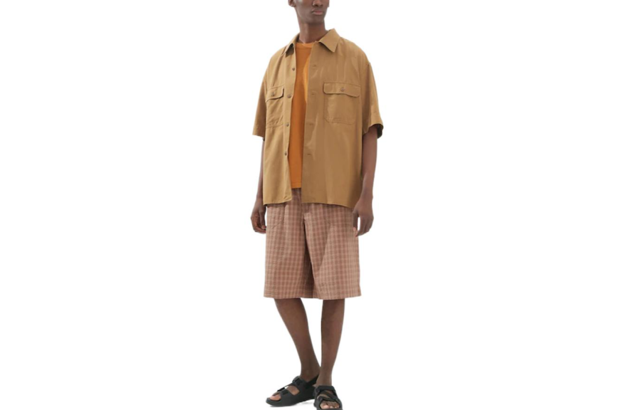 UNIQLO U Collection Casual Shorts Men's Peach Pink Moderate