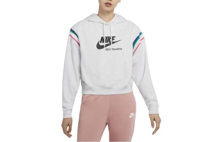 Nike Nike Sweatshirts Women's White Hooded Moderate Other