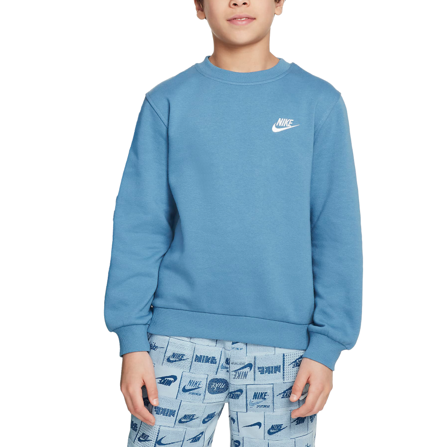 Nike Nike Sweatshirt Sportswear Club Aegean Storm/White Teenagers