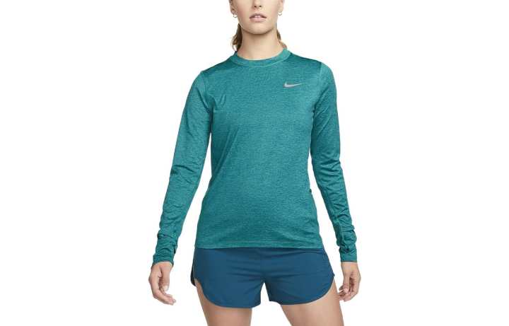 Nike Nike T Shirts Women's Marble Blue Crew Neck Moderate Other