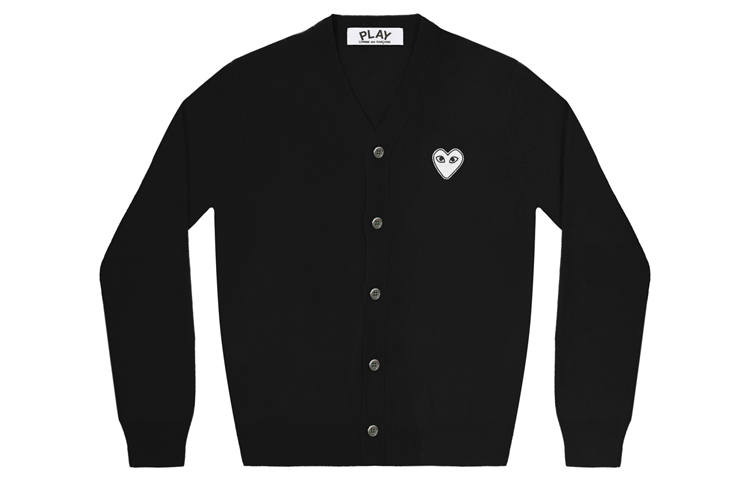 CDG Play CDG Play Sweaters Men's Black V Neck Moderate Other
