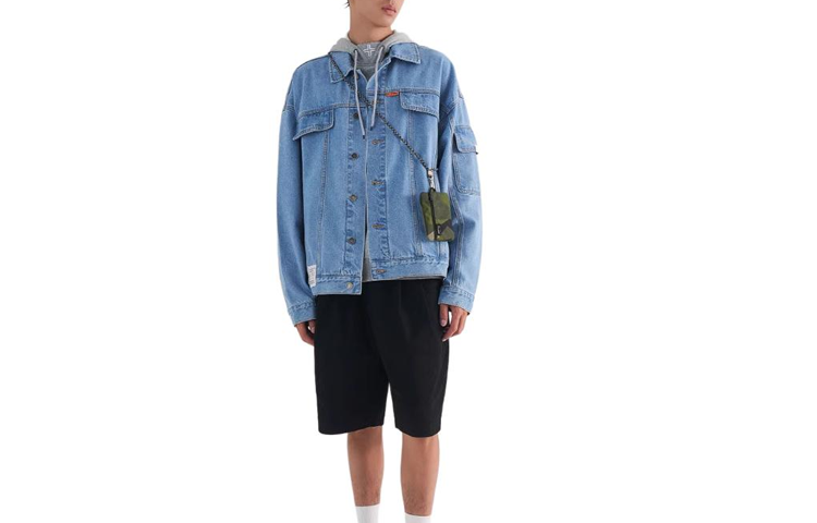 GOLDLION G+ Denim Jacket Men's Blue