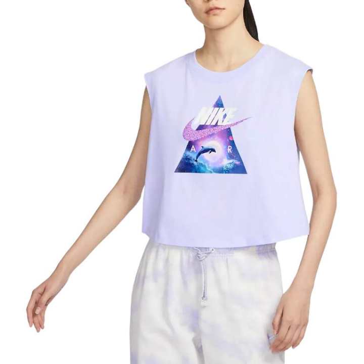 Nike Nike Tank Tops Women's Blue Crew Neck Other