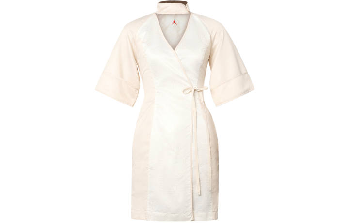 Jordan Jordan Short Sleeved Dress Women's White Pink