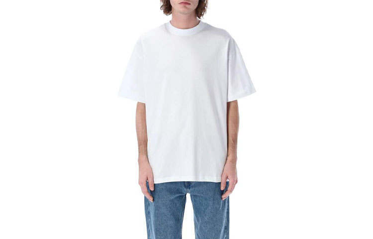 MSGM MSGM Logo Printed Crewnec T Shirt