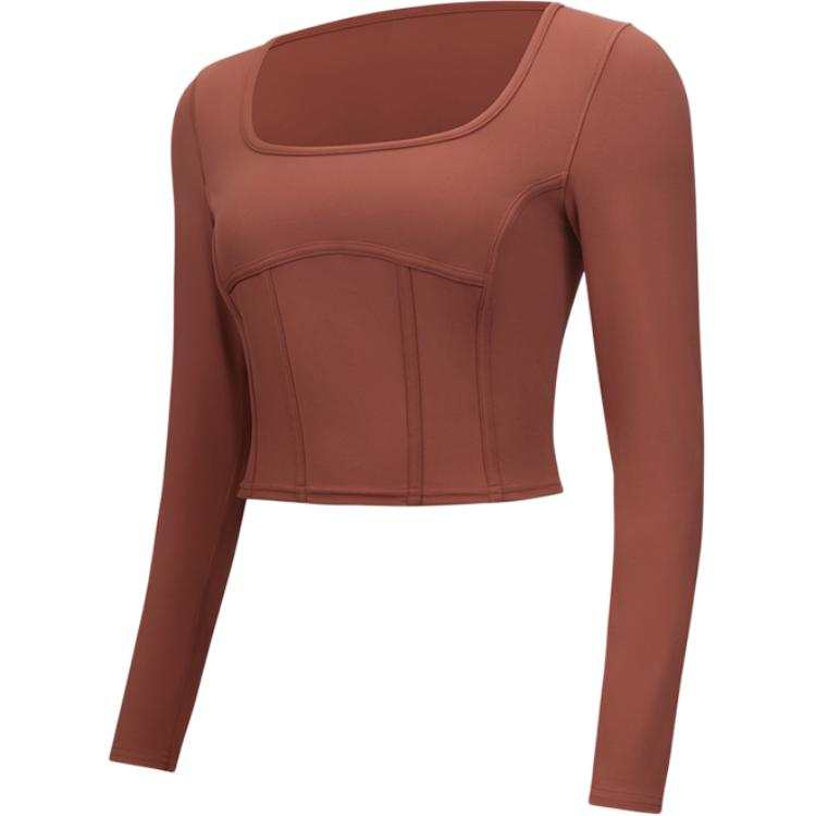 Lululemon Yoga T Shirts Women's Square Collar Moderate