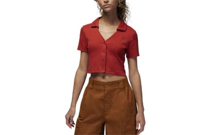 Jordan Jordan T Shirt Women's Sand Dune Red