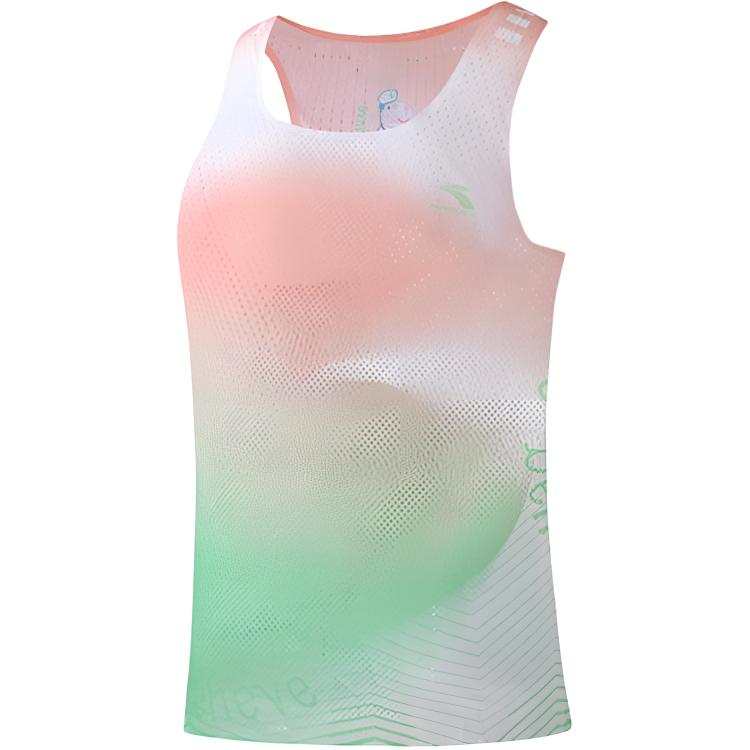 361° X Peppa Pig Tank Tops Men's Fresh Green Crew Neck Thin Other